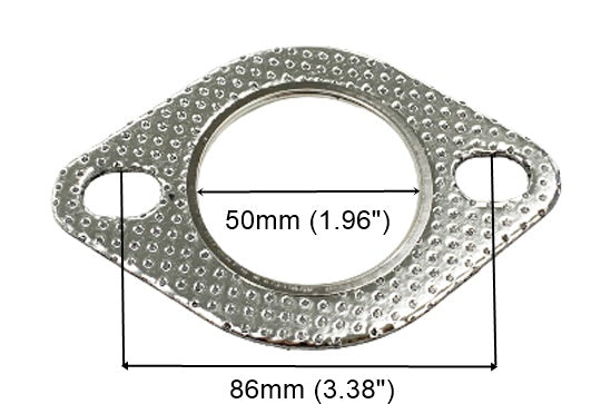 JURAN Muffler Gasket 50mm Oval #434141001