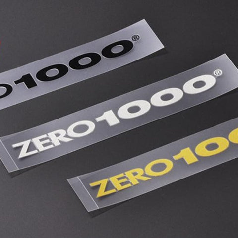 ZERO-1000 ZERO1000 Наклейка с логотипом алфавита - черная ##530191006 