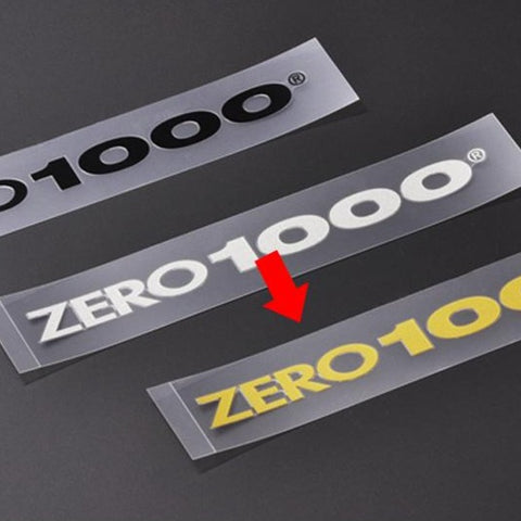 ZERO-1000 ZERO1000 Наклейка с логотипом алфавита - золотая ##530191008 