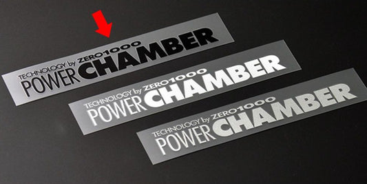 ZERO-1000 Power Chamber Logo Sticker - Black ##530191009