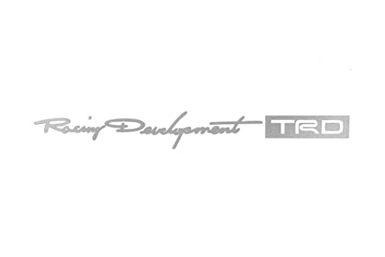 TRD Decal Logo Sticker Silver Large Size #563191010