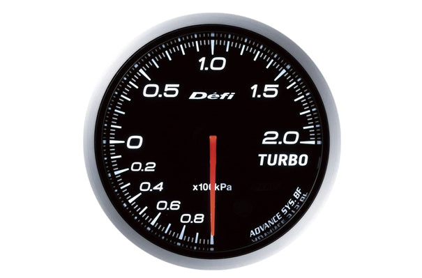 Defi Link Advance BF Turbo Gauge Boost Meter 60mm - White 2.0 ##591161060