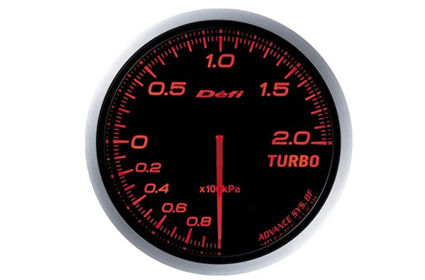 Defi Link Advance BF Turbo Gauge Boost Meter 60 мм - Красный 2.0 ##591161061 