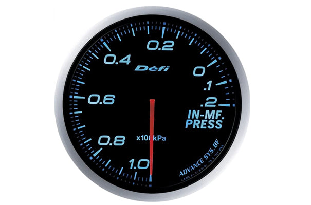 Defi Link Advance BF Intake Manifold Pressure Meter - Blue ##591161068