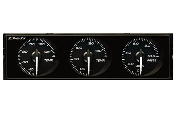 Комбинация Defi DIN-Gauge Style21 3 метра - Белый x Белый ##591161095 