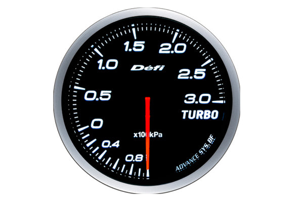 Измеритель давления наддува Defi Advance BF Turbo Gauge - белый 3,0 бар ##591161097 