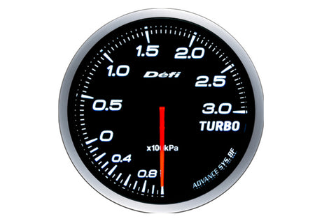 Defi Advance BF Turbo Gauge Boost Meter - White 3.0Bar ##591161097