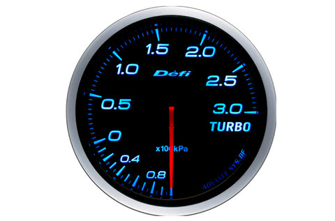 Измеритель давления наддува Defi Advance BF Turbo Gauge - синий 3,0 бар ##591161099 
