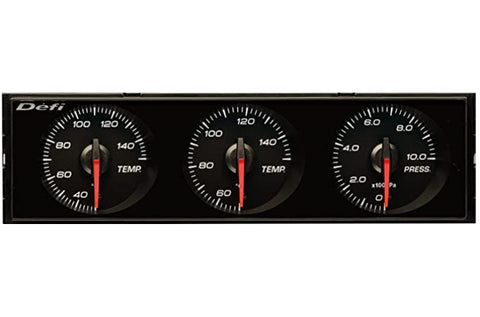 Комбинация Defi DIN-Gauge Style21 на 3 метра - белый x красный ##591161145 