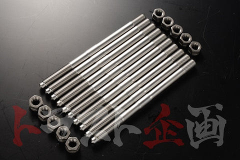 TOMEI Reinforced Head Studs Bolt Set - AE86 AE92 4AG ##612121667 TOMEI POWERED