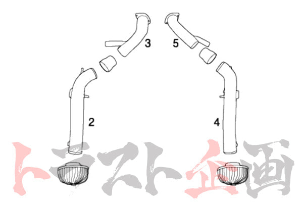 GReddy Suction Kit 80mm SPL suction kit - R35 GTR ##618121767 GREDDY
