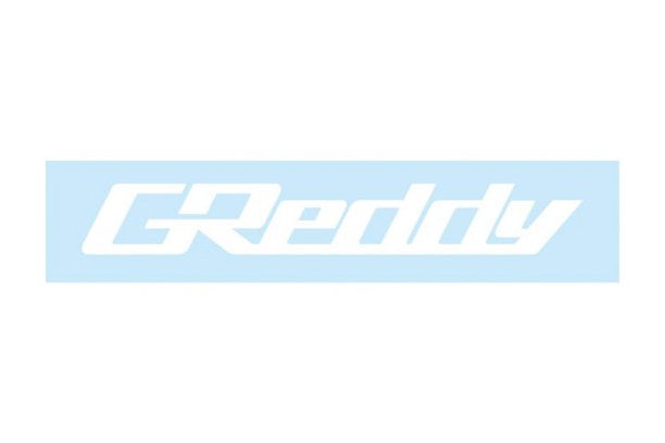 GReddy Logo Decal Sticker - S Size White #618191013
