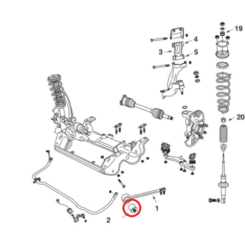 Втулка натяжного стержня NISMO - BNR32 BCNR33 ##660131490 