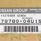 NISSAN Rear Window Molding Fastener - BNR32 #663101062