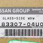 OEM Nissan Side Window Glass Assembly LHS - BNR32 #663101066 - Trust Kikaku