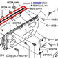 OEM Nissan Door Outer Molding RHS - S14 #663101418 - Trust Kikaku