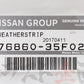 OEM Nissan Upper Window Weatherstrip RHS - 180SX #663101447 - Trust Kikaku