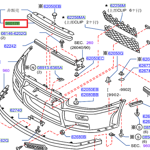 Резиновый уплотнитель NISSAN - Skyline BNR34 ##663101545 
