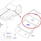 Верхний молдинг лобового стекла NISSAN - Skyline R33 BCNR33 2Dr #663101766 