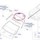 Nissan Front Windshield Windscreen Upper Molding - R33 4 Doors ##663101784