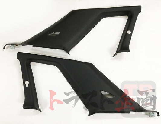 OEM Nissan Rear Quarter Inner Panel C Pillar Trim Set - BNR32 #663111086S1 - Trust Kikaku