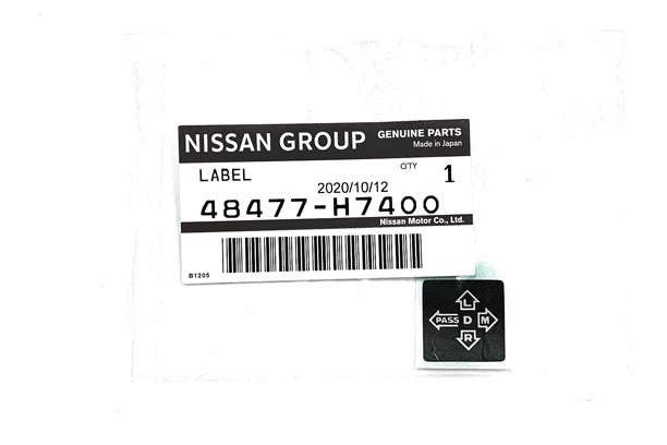 Nissan Turn Signal Label - Skyline R32 BNR32 Silvia S13 180SX Fairlady Z32 48477-H7400 #663111653 NISSAN