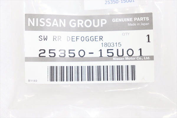NISSAN Rear Defogger Switch - SKYLINE R33 BCNR33 #663111664