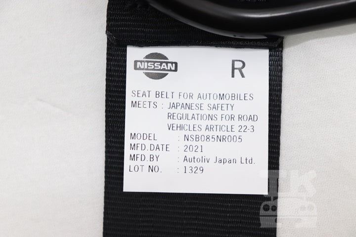 NISSAN Front Seatbelt ASSY RHS - BCNR33 1997/02- #663111677