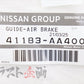 NISSAN Направляющая тормозного воздуха LH - Skyline BNR34 #663151573 