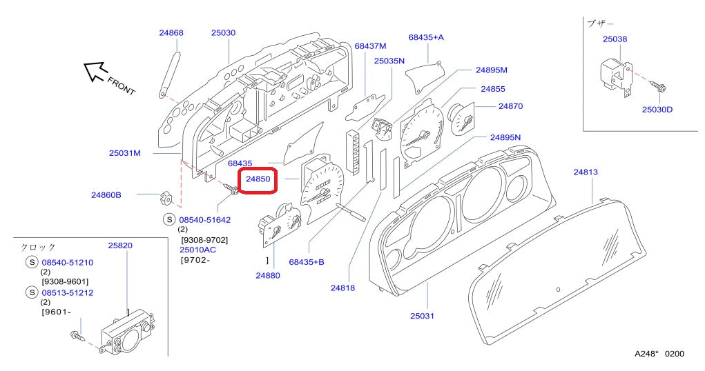 Спидометр NISSAN - BCNR33 ##663161321 