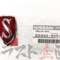OEM Nissan Hood Emblem Red - S14 Kouki #663191277 - Trust Kikaku