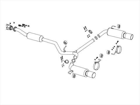 FUJITSUBO Legalis Super R Muffler - BP5