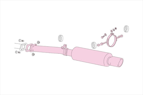 FUJITSUBO Legalis Super R Muffler - GDA GGA 