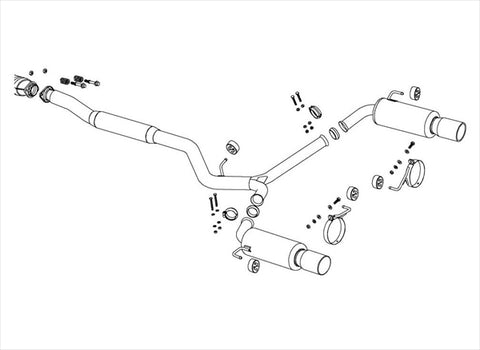 FUJITSUBO Legalis Super R Muffler - BP5 