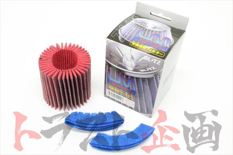 BLITZ SUS Power Air Filter Replacement Core For E3/E4 Core - Red ##765121860 BLITZ
