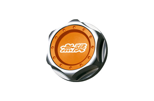 MUGEN Hexagon Oil Filler Cap Orange - S2000 FD2 ##860121014