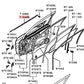Mitsubishi Door Molding RH - Lancer Evo 7/8/9 CT9A ##868101030