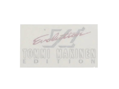 Оригинальная наклейка на заднюю панель Mitsubishi Evolution VI Tommi Makinen ##868231014