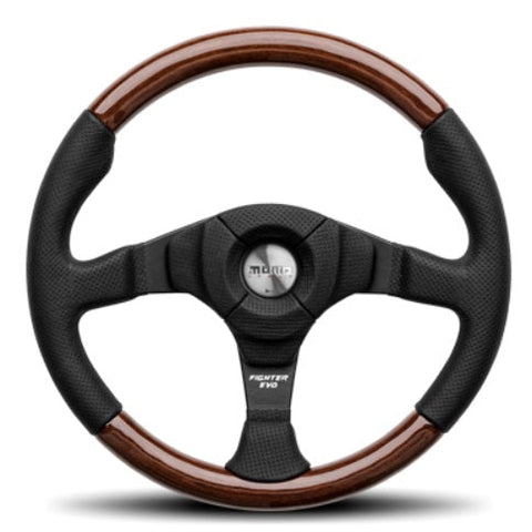 MOMO Steering Wheel FIGHTER EVO LEATHER&WOOD ##872111026 MOMO