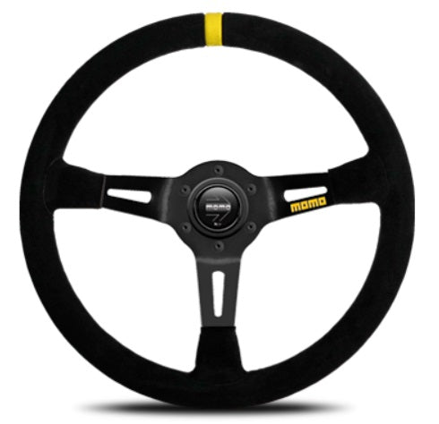 MOMO Steering Wheel MOD.08 Suede/Black Spoke ##872111044