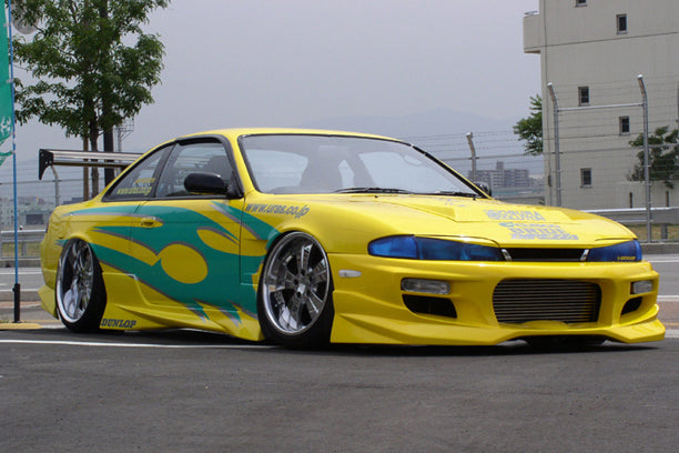 Комплект боковых юбок URAS TYPE-S — SILVIA S14, ранняя модель ##901101137 