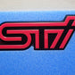 SUBARU WRX STi Rear Trunk Emblem Pink/Black ##456191003