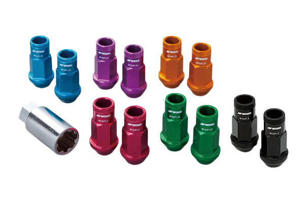 Комплект гаек для гоночных колес WORK Light Weight M12x1.5 