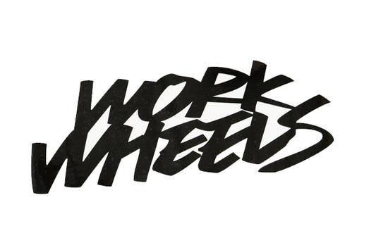 WORK Wheel Black Sticker