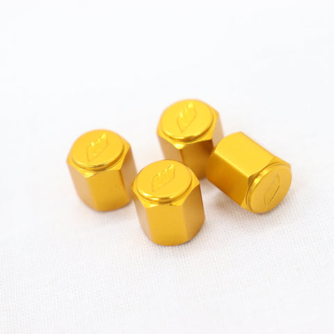 WORK Tire Tyre Wheel Valve Stem Air Cap Cover 4pcs Orange ##979131061 WORK