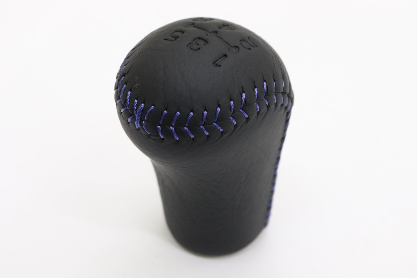 Mitsubishi Shift Knob - Blue Stitch - CP9A ##868111013