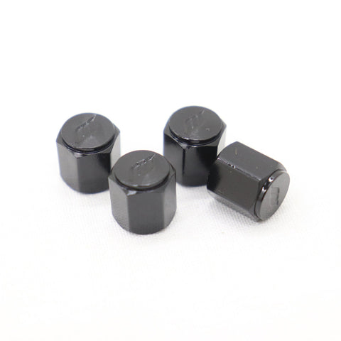 WORK Tire Tyre Wheel Valve Stem Air Cap Cover 4pcs Black ##979131058 WORK