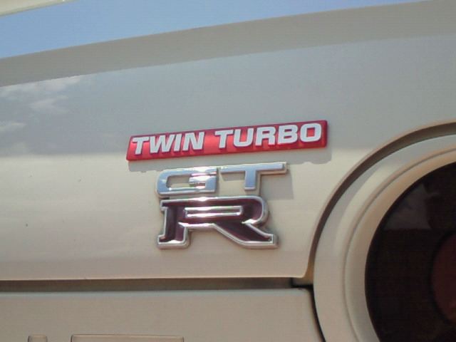 NISSAN Twin Turbo Emblem - RB26 #663191248