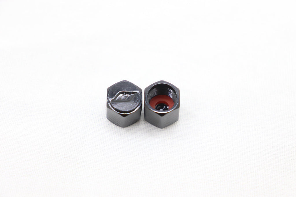 WORK Tire Tyre Wheel Valve Stem Air Cap Cover 4pcs Black ##979131058 WORK