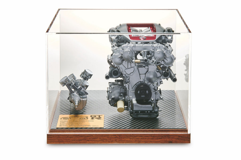 Миниатюрная модель двигателя и силового сердечника NISSAN VR38DETT ##663191626 